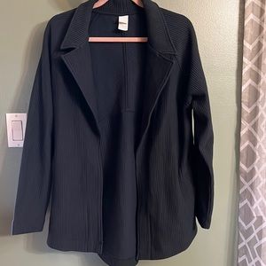 Lole black, long cardigan. Never worn, size med